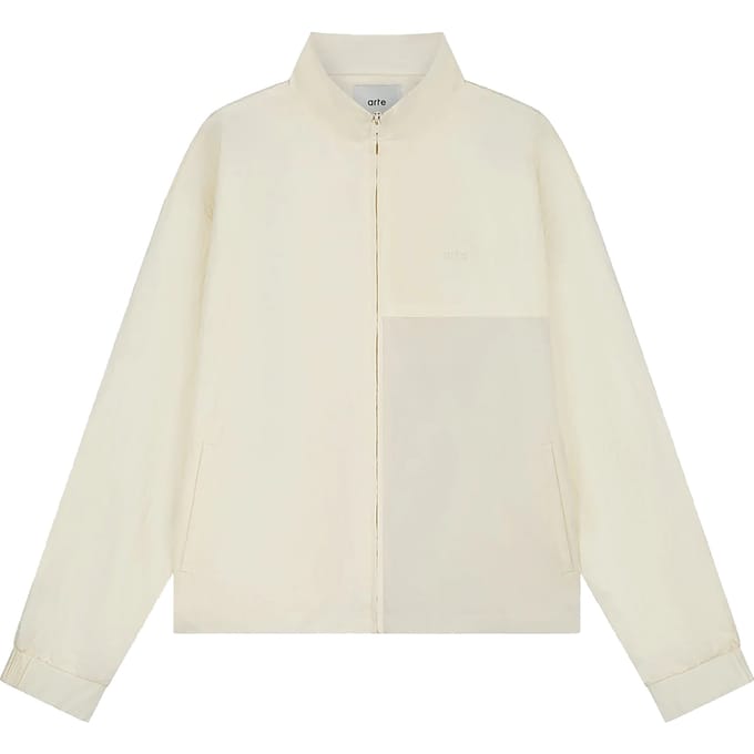 Mannen Jumpsuit Squared Track Jacket Cream