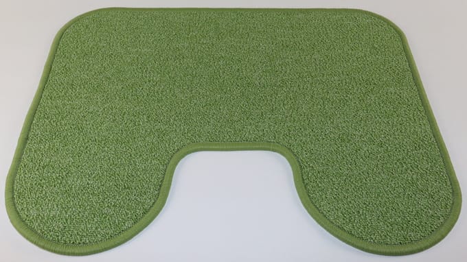 Set - PRIMA - Lieve - WC mat - 45x60cm - en - Badmat - 50x70cm - munt groen