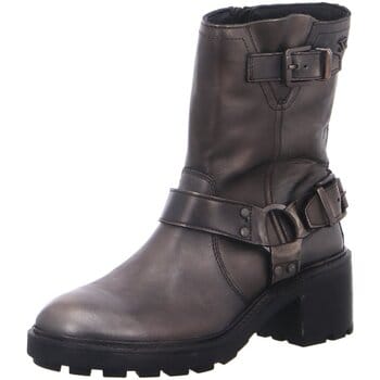 Lazamani Vintage Biker boots zilver Leer - Maat 38
