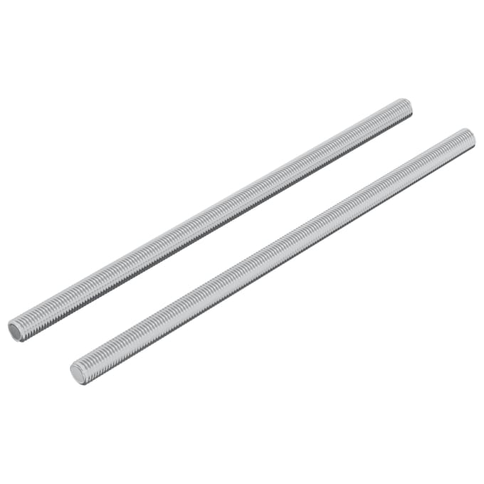 vidaXL Draad Stang 2 pcs Zilver 6 x 135 mm Staal