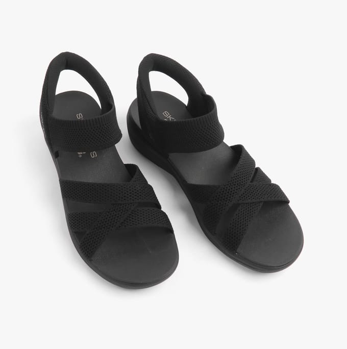 Skechers Slip-ins: Arya Cooling Off sandalen zwart - Maat 37