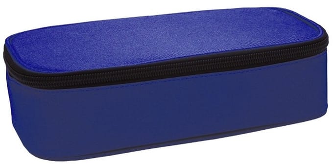 Etui - bakmodel groot - 24x12cm - XL GB Street - blauw