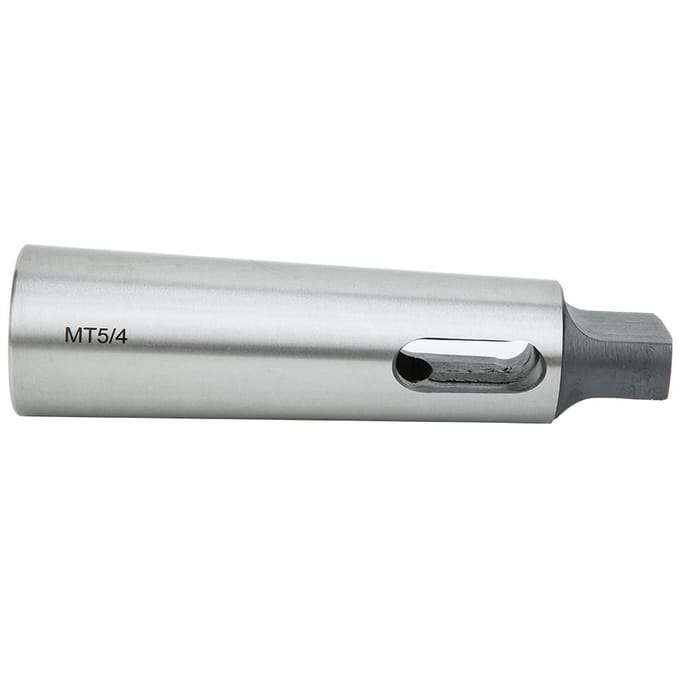 Taper Verloopadapter Boorhuls Zilver Hoge Hardheid Slijtvastheid MT5 naar MT4
