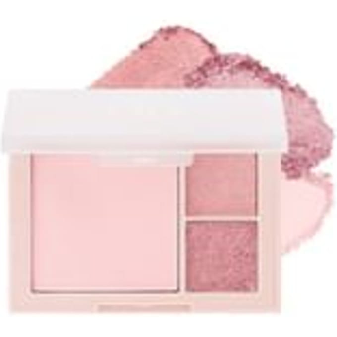 Dinto - Cheek & Eye Multi-Use Palette Le Chat Botté Collection - 3 Colors #762 Pink Chat