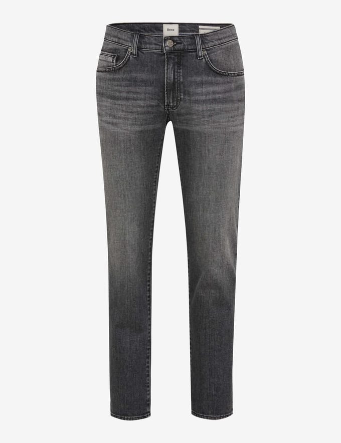 Brax Heren Jeans  Style CHUCK GREY USED, denim mediumgrijs, maat 31/32