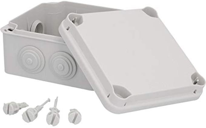 Aansluitdoos IP65 - Spatwater- en stofdicht - 121 x 121 x 68 mm