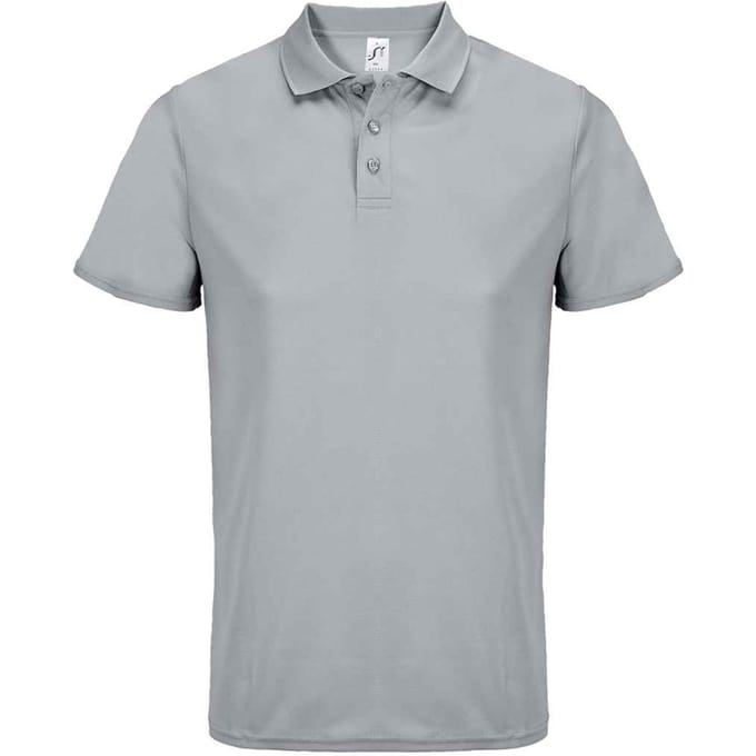 SOLS Unisex Volwassen Pitcher Gerecycled Polyester Polo Shirt (Puur Grijs)