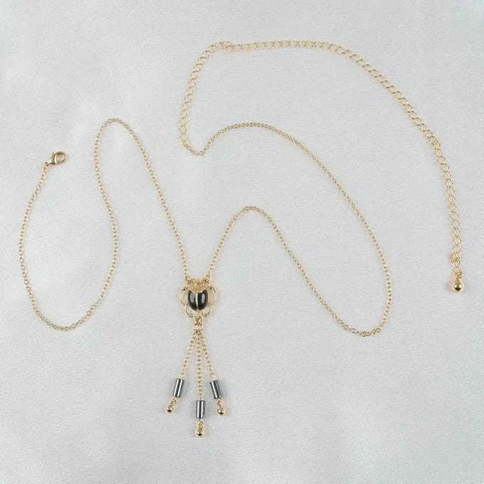 Sylvie Monthulé | Gouden Bodychain Set | Sacred Scarab Maat M