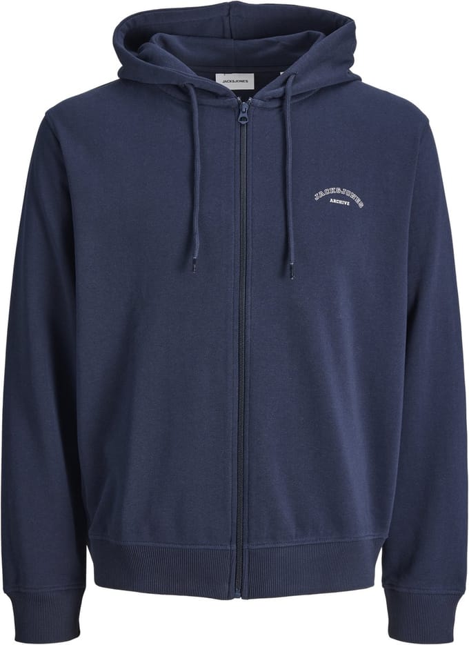 JACK&JONES - JJCOLLEGE LOGO SWEAT ZIP HOOD PLS - Jongens - Sweaters