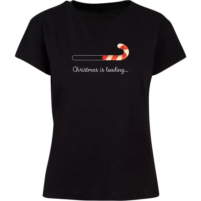 T-shirt dames Merchcode Christmas Loading