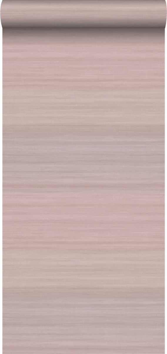 Origin Wallcoverings behang geweven structuur met kleurverloop oudroze - 53 cm x 10.05 m - 347751