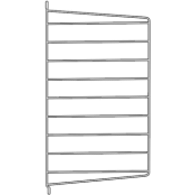 String Furniture Rek wandladder - dark brown - set van 1 - 50 x 30 cm