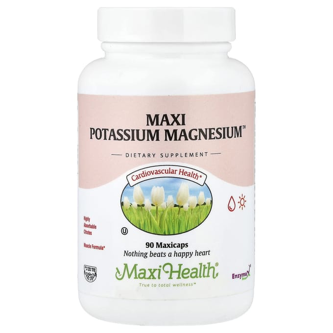 Maxi Health, Maxi Kalium Magnesium™, 90 Maxi Capsules