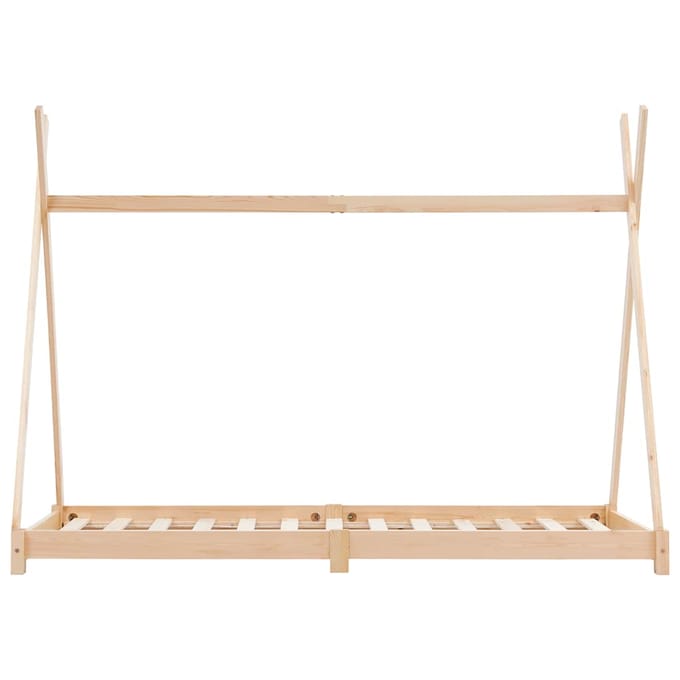 vidaXL - Kinderbedframe - massief - grenenhout - 90x200 - cm