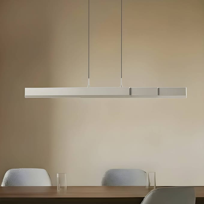 Lucande LED hanglamp Torven, aluminium, CCT, uitschuifbaar