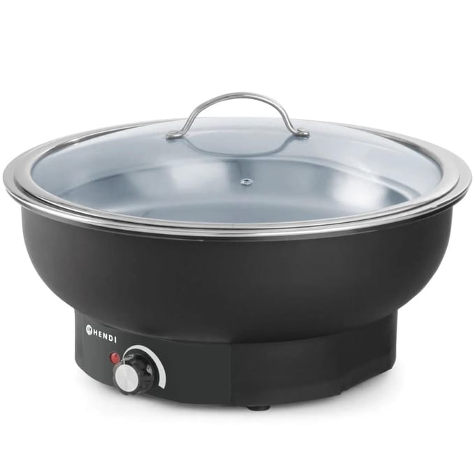 HENDI Elektrische chafing dish – traploos instelbaar – 6,8 liter – bijna geluidloos
