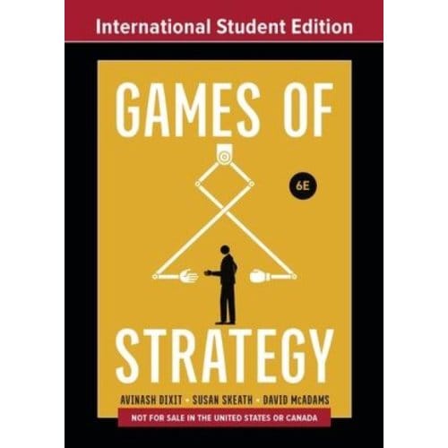 Games Of Strategy - Avinash K. (Princeton University