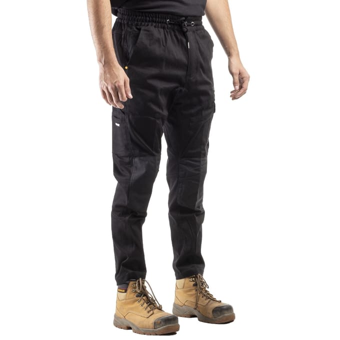 Caterpillar Dynamisch Katoenen Zwarte Buitenbroek voor Mannen