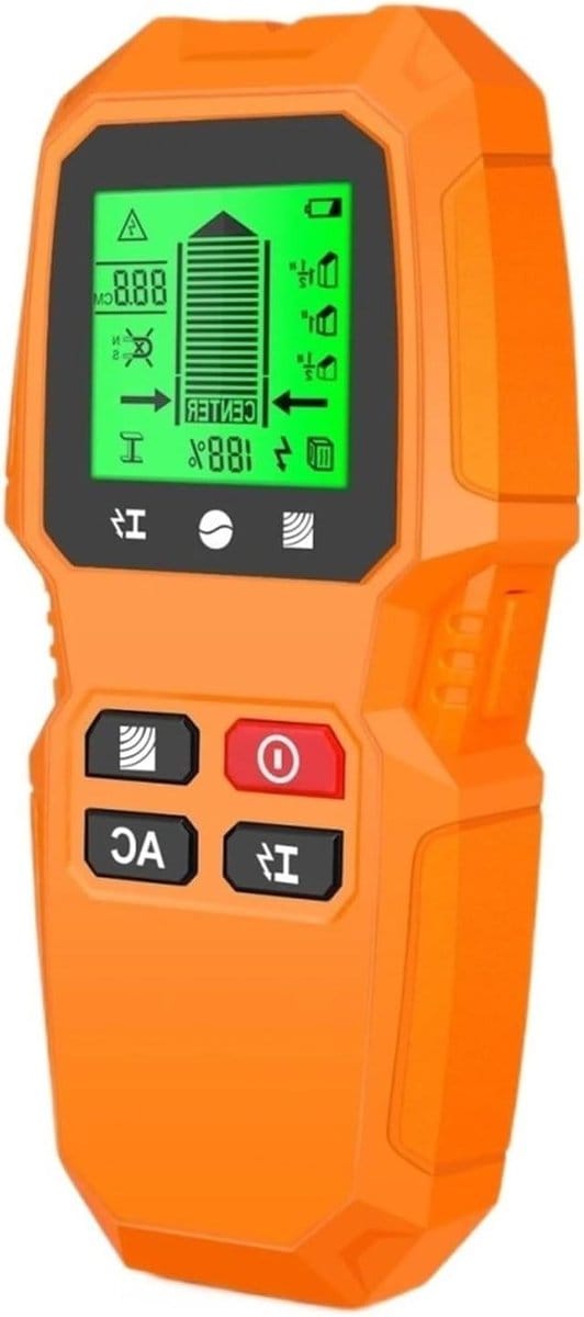 Muurdetector - Scanner - Muren Scannen - 5-in-1 LCD - Niet gespecificeerd - Oranje
