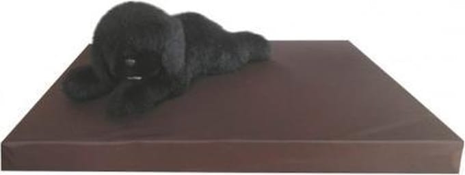 Topmast Gezondheidsmatras 100x75cm Leatherlook Bruin