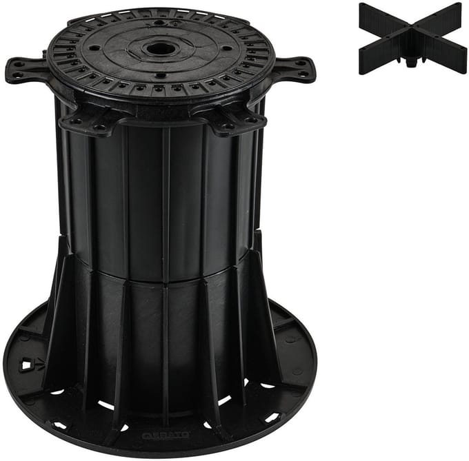 Qerato Verstelbare Tegeldrager Voor Terras BP 202-302 mm 10 Stuks