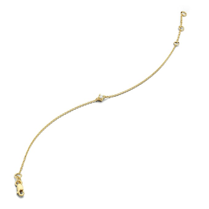Armband Diamant 16,5 - 18,5 Cm G Si