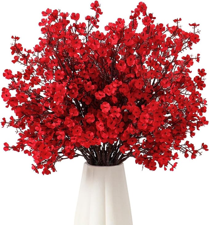 Omgoods - Set van 10 Kunstbloemen voor Decoratie