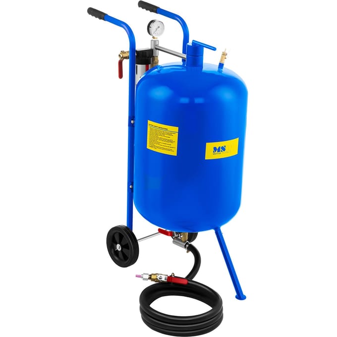 MSW Draagbaar zandstraalapparaat - 76 l - 7,6 bar 10060306