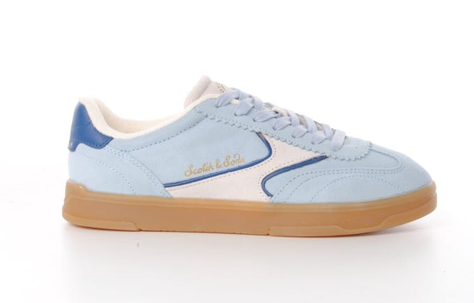 Scotch & Soda Herensneaker "Slim" lichtblauw