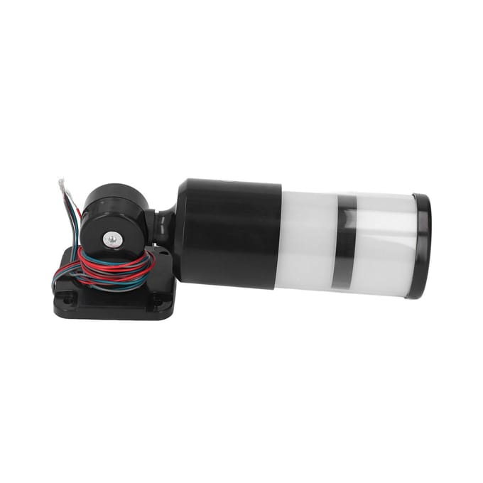 BERM Lampe de Signalisation Industrielle Pliable LED 2 Couleurs avec Avertisseur Sonore 12‑24VCC