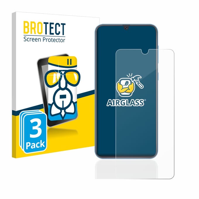 Screenprotector 3 Stuks voor Samsung Galaxy A40 Beschermglas transparant