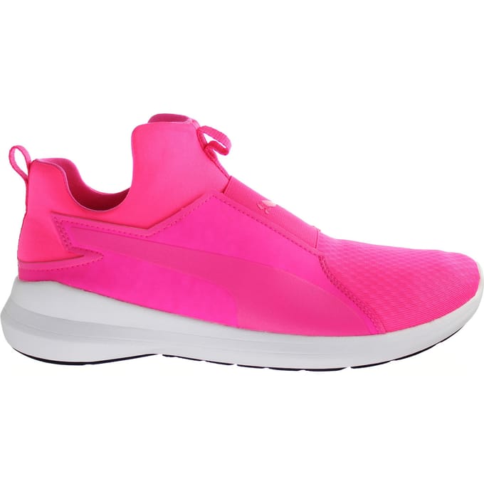 Puma Rebel Mid Roze Damestrainers