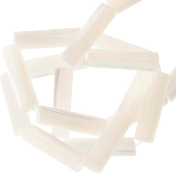 Schelp Kralen (14 x 4 mm) White (28 Stuks)