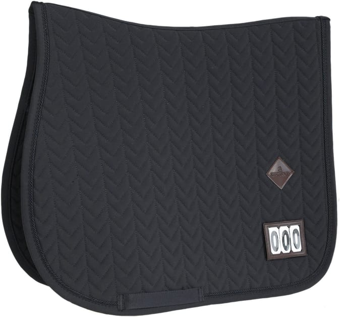 Kentucky Horsewear - Zadeldek Fishbone Competition - Zwart