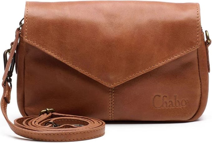 Chabo Bags - Rio Romy Plain - Crossbody - Leer - Camel