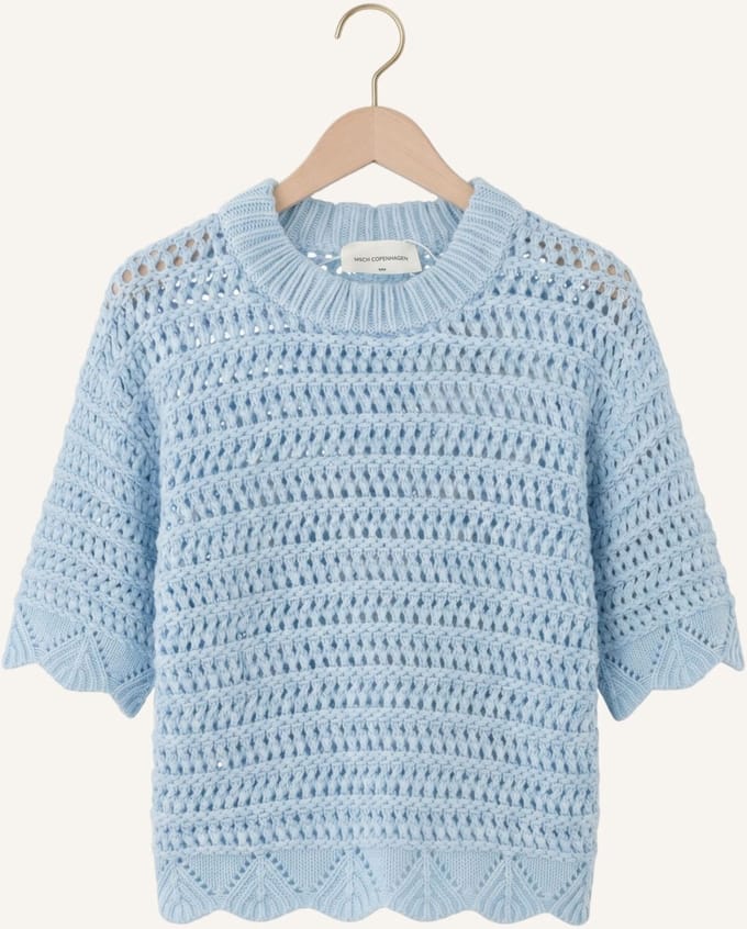MSCH Copenhagen Mschtabitha Fairyn 2 4 Pullover Tops & T-shirts Dames - Shirt - Lichtblauw - Maat M/L
