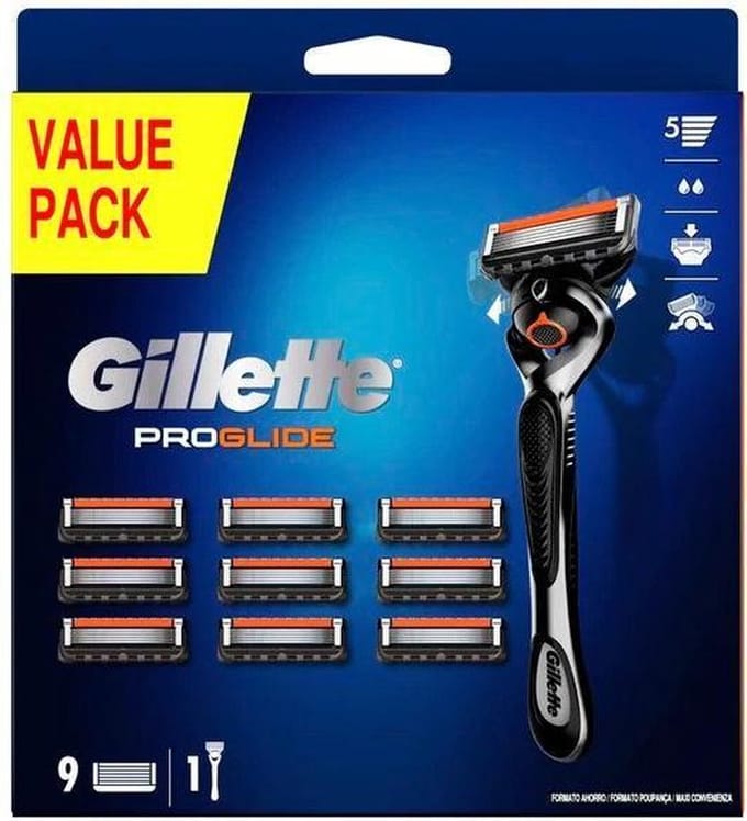 GILLETTE FUSION PROGLIDE SCHEERSYSTEEM MET NAVULMESJES