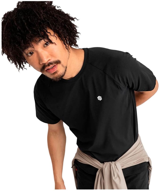 Siroko Cave T-shirt Met Korte Mouwen Zwart L Man