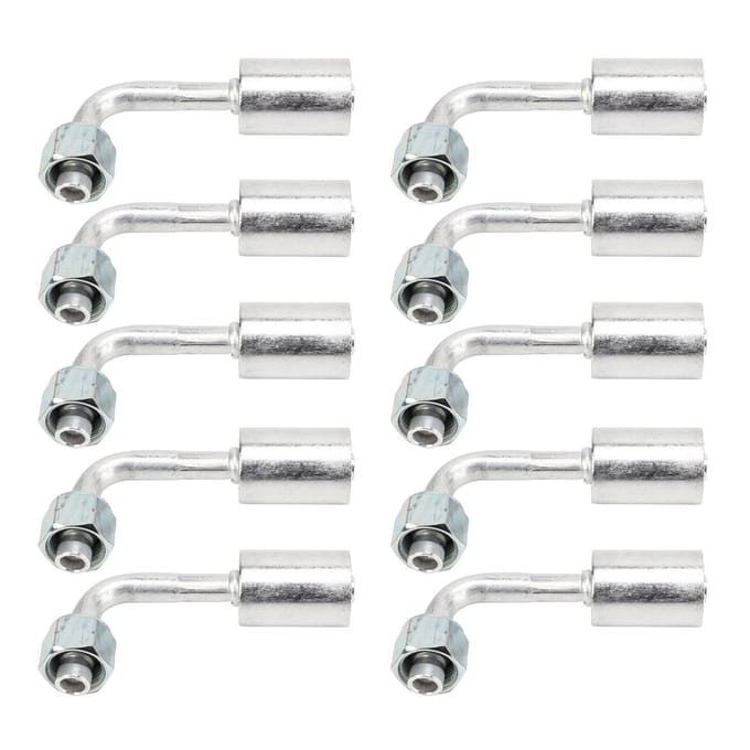 10 Stuks 38in Airconditioning 90 Graden Beadlock Aluminium AC Splicer Slangkoppelingen Adapter
