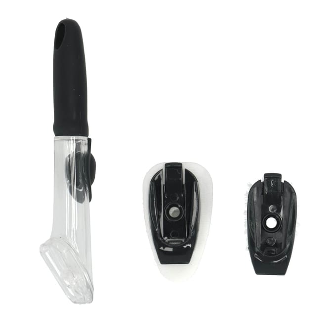 Afwasborstel met dispenser en spons