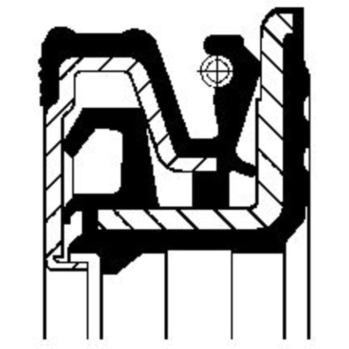 Oliekeerring, differentieel CORTECO 19033622B