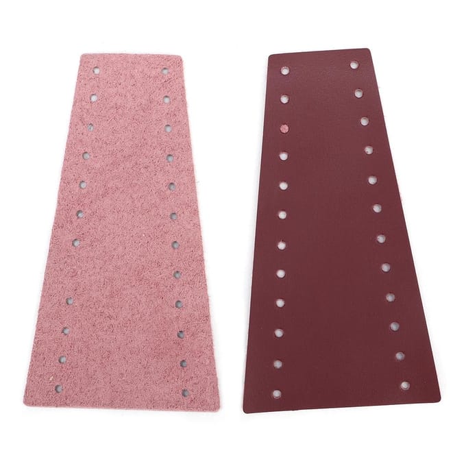 2 stuks Motorhendel Rem Koppeling Cover Microfiber Leer 1518MM0.590.71inBordeauxrood zwart