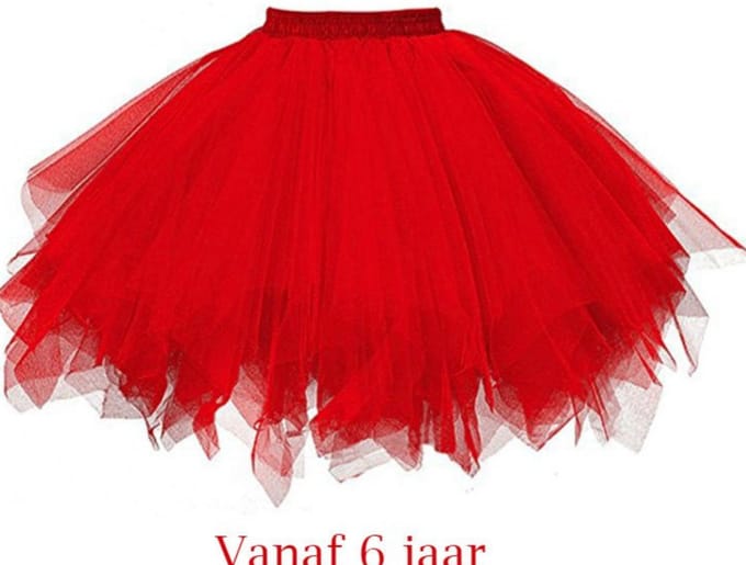 Super Tutu - rood Kind