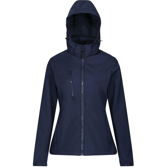 Regatta Dames/dames Venturer 3-lagige Membraan Soft Shell Jacket (Marine)