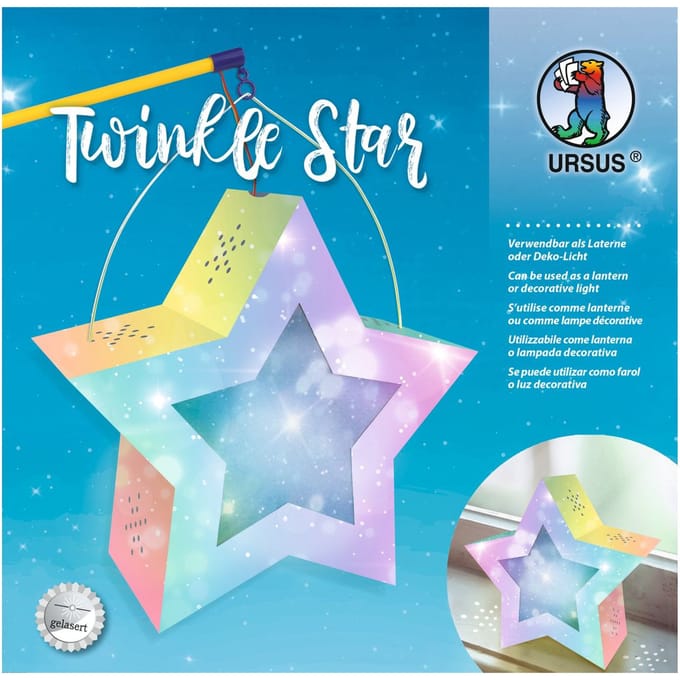 Lantaarnknutselkit "Twinkle Star" - Feeënstof