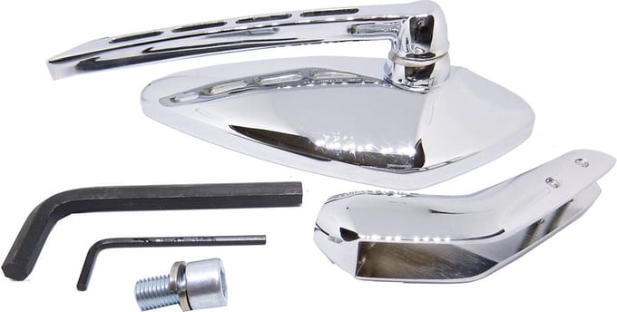 Highway Hawk 91-772 Techglide Universele motorfiets zijspiegel verstelbaar links