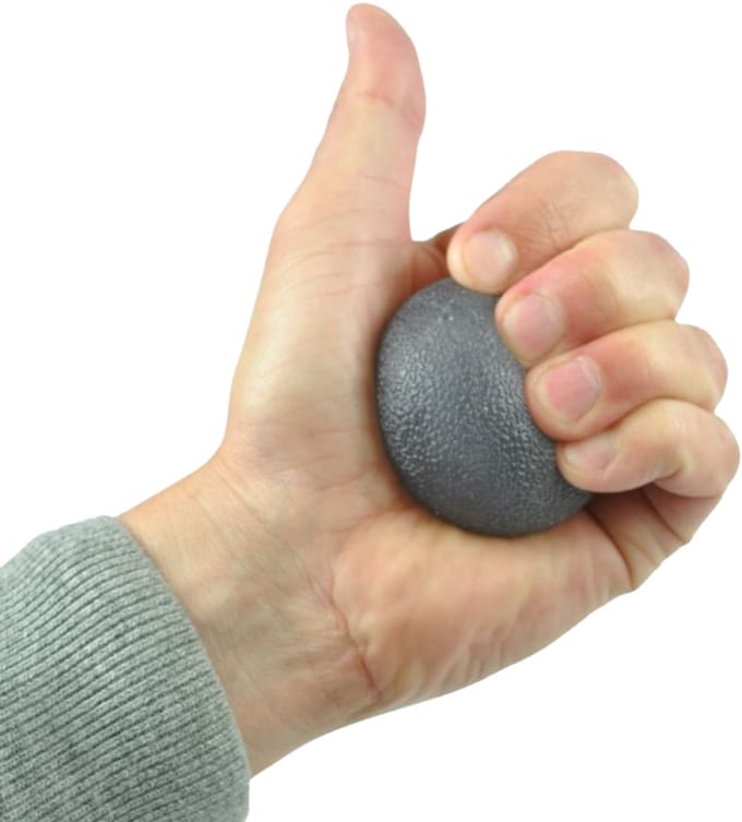 Handtrainer Gelballen - Extra Sterk zwart