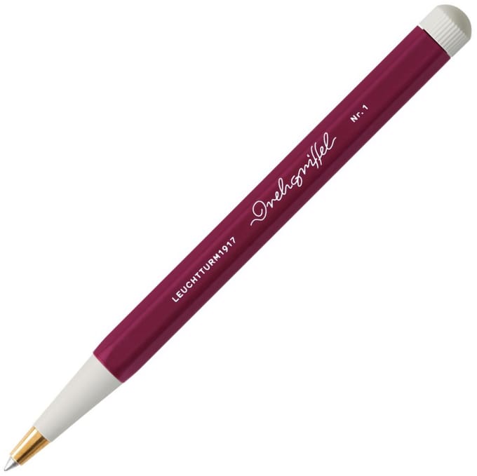 Leuchtturm Drehgriffel Gel port red