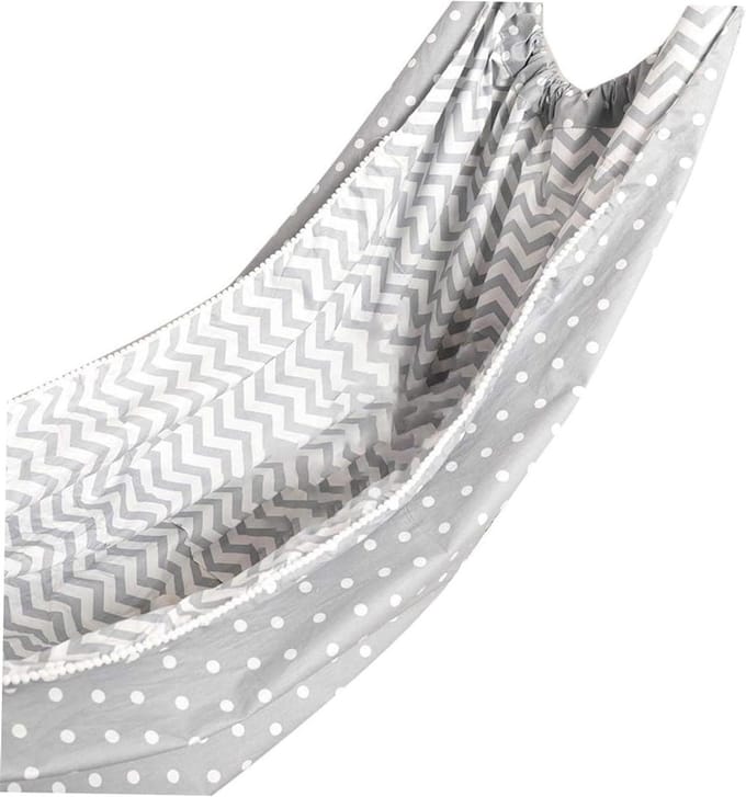 Babyhangmat - Baby schommel - Rustig slapen - Machinewasbaar ontwerp - 130x100 cm - Grijs