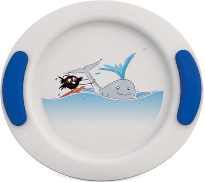 Kinderbord Walvis - Blauw